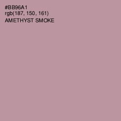 #BB96A1 - Amethyst Smoke Color Image